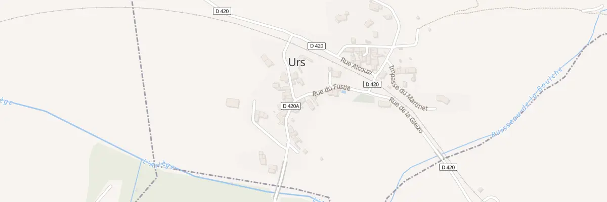 Plan du 4 Rue du Fustié à Urs