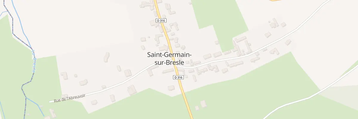 Plan du 5004 Che Departemental 316 à Saint-Germain-sur-Bresle