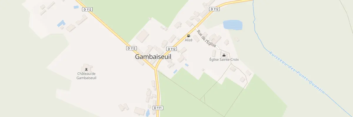Plan du 4 Rte de Montfort l’Amaury à Gambaiseuil