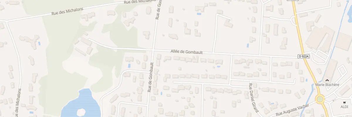 Plan du 34 All de Gombault à Romorantin-Lanthenay