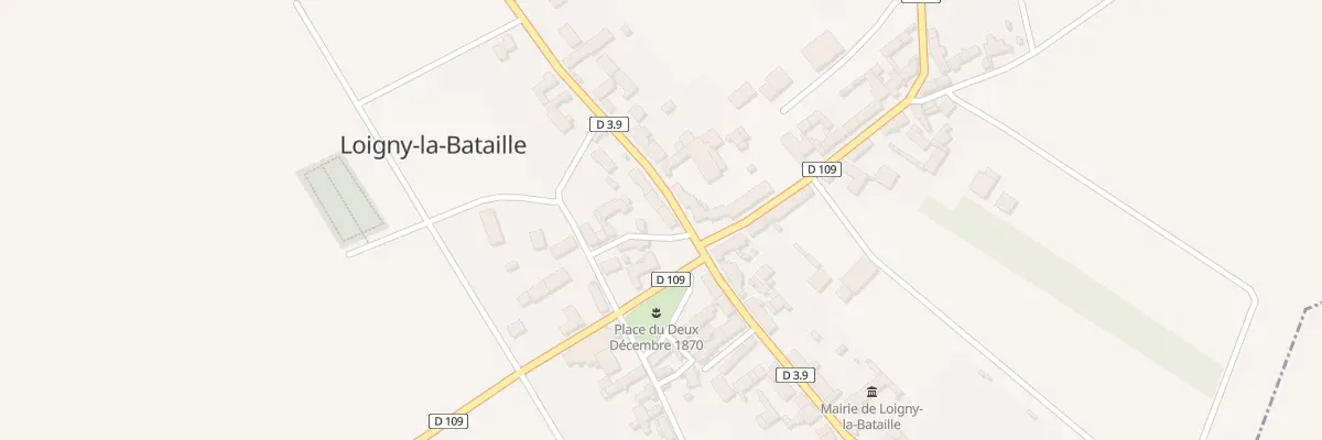 Plan du 1 Rue du Cdt de Fouchier à Loigny-la-Bataille
