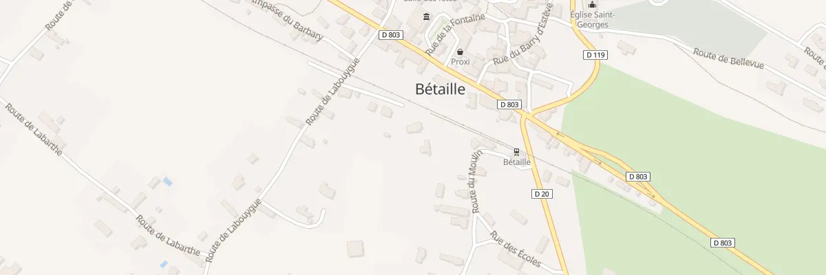 Plan du 5528 Le Bourg à Bétaille