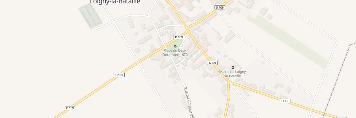 Plan du 5001 Rue du Gen de Charette à Loigny-la-Bataille