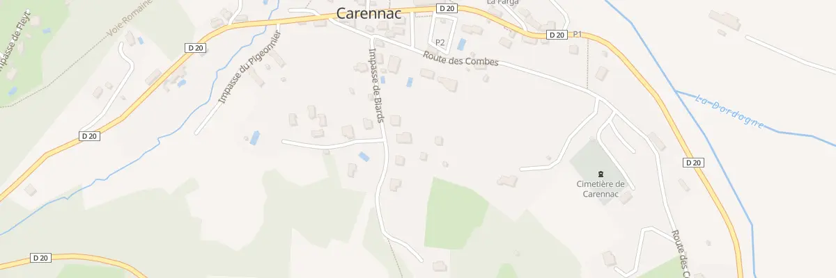 Plan du 5276 Les Combes à Carennac