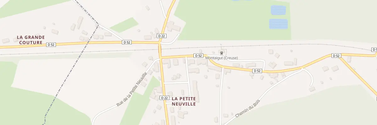 Plan du 64 Rue de la Gare à Montaigut-le-Blanc
