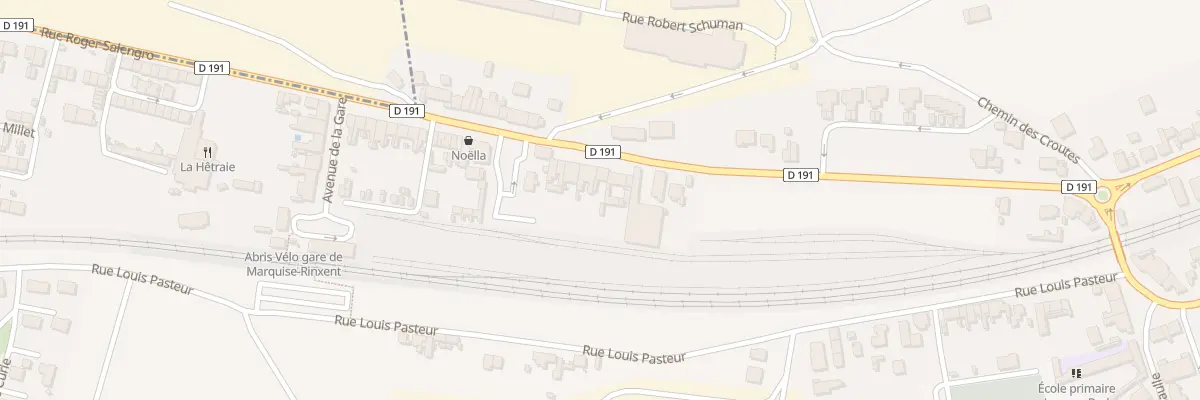 Plan du 17 Rue Roger Salengro à Rinxent