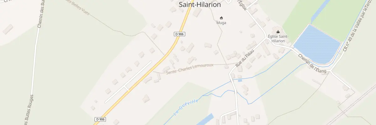 Plan du 35B Rte de Rambouillet à Saint-Hilarion