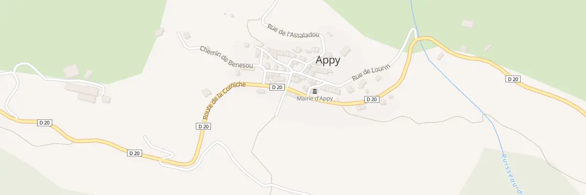 Plan du 14 Le Village à Appy