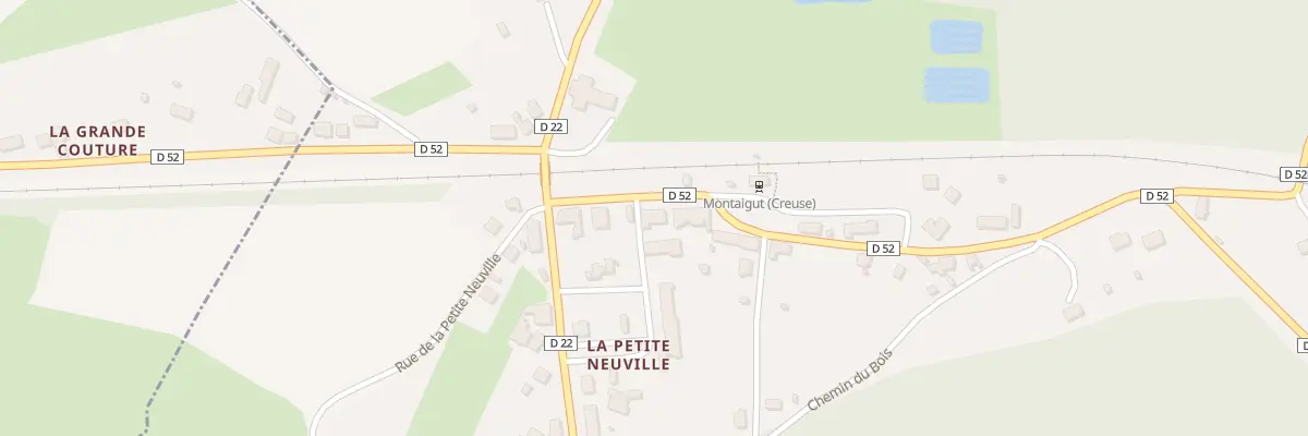 Plan du 66 Rue de la Gare à Montaigut-le-Blanc