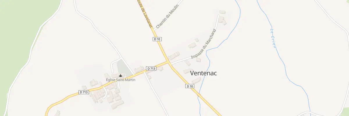 Plan du 19  à Ventenac