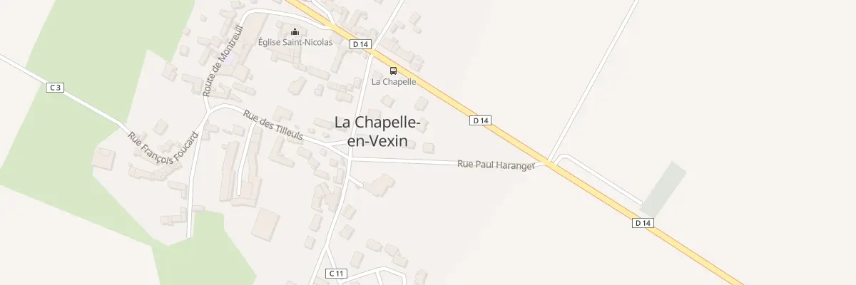 Plan du 5 Rue Paul Haranger à La Chapelle-en-Vexin