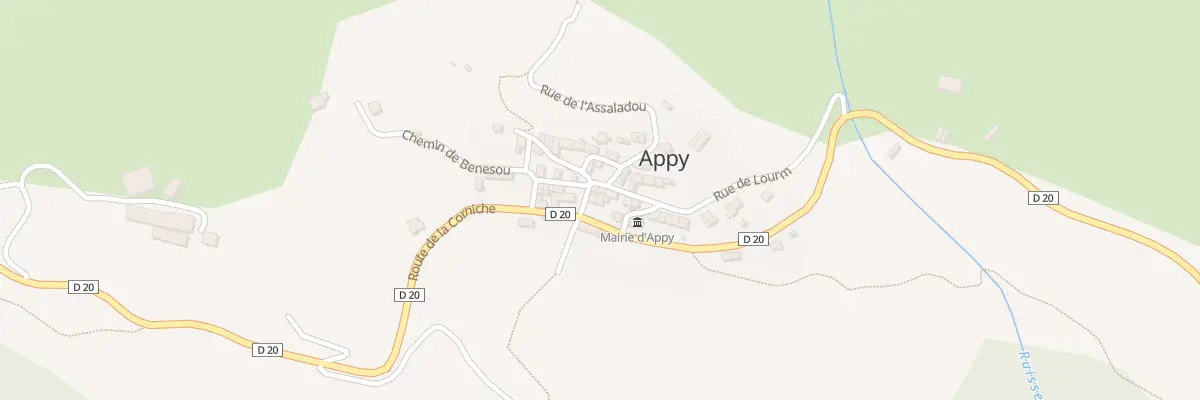 Plan du 15A Le Village à Appy