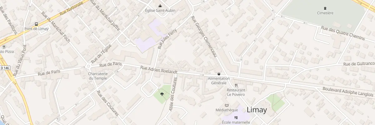 Plan du 7B Rue Georges Clémenceau à Limay