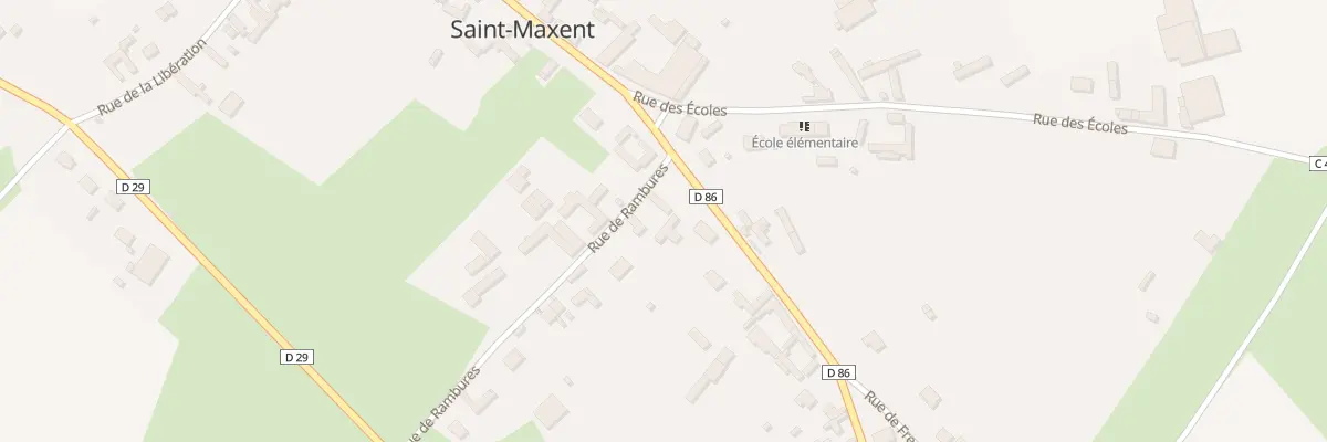 Plan du 1 Rue de Rambures à Saint-Maxent