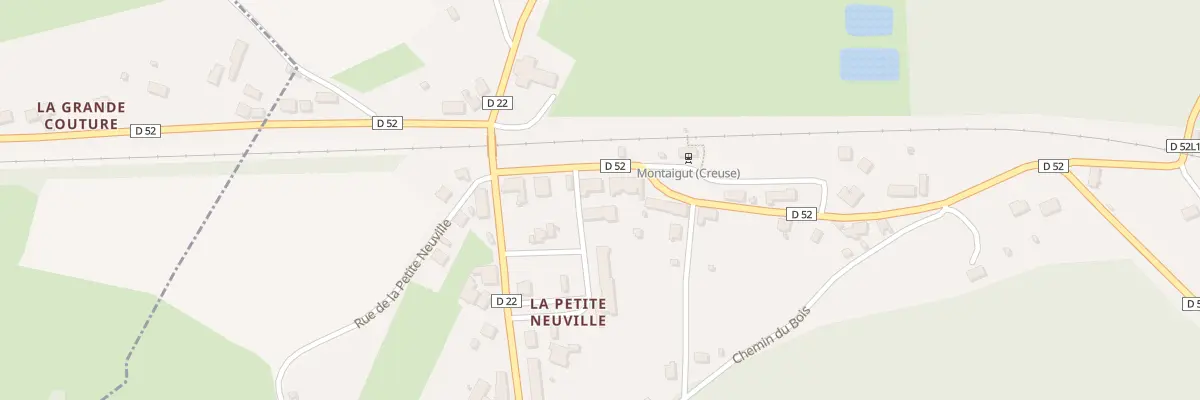 Plan du 68 Rue de la Gare à Montaigut-le-Blanc
