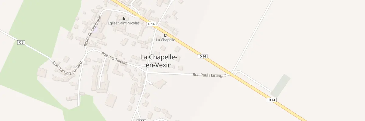 Plan du 21 Rue des Tilleuls à La Chapelle-en-Vexin