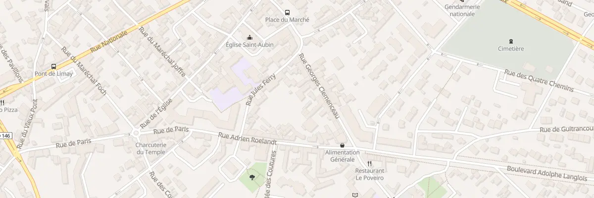 Plan du 9B Rue Georges Clémenceau à Limay