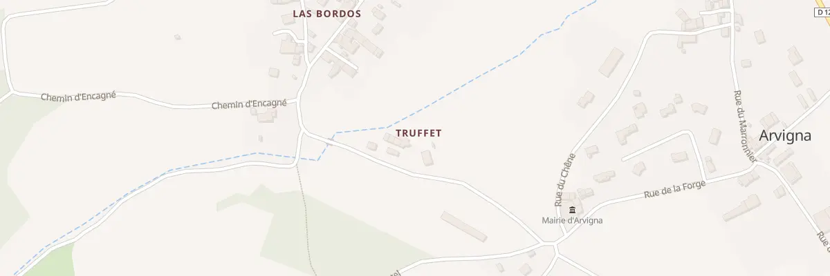 Plan du 15 Trufet à Arvigna
