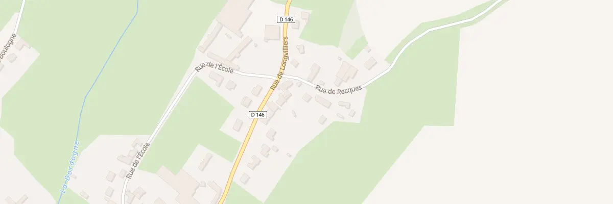 Plan du 2B Rue de Recques à Bréxent-Énocq