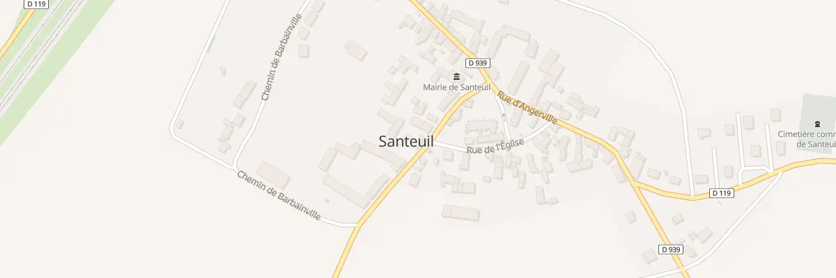 Plan du 12 Rue de la Mairie à Santeuil