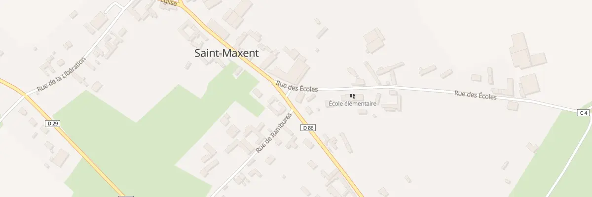 Plan du 2 Rue des Ecoles à Saint-Maxent