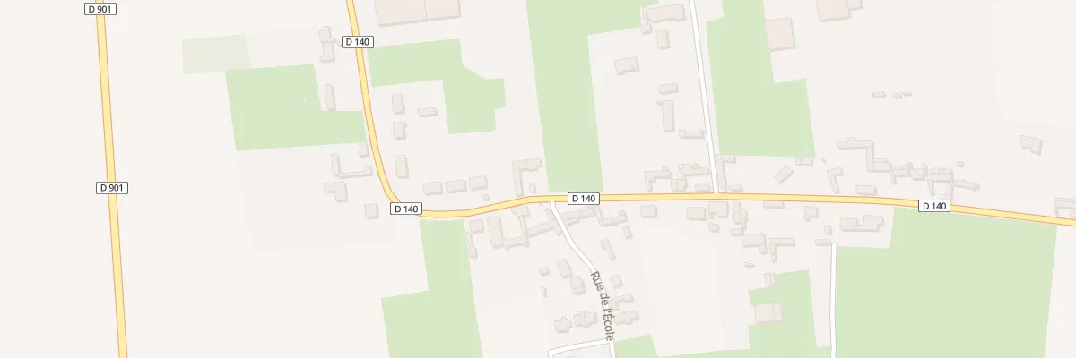 Plan du 13 Rte de Roussent à Lépine
