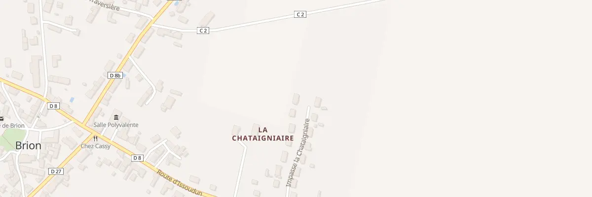 Plan du 15 La Chataigniaire à Brion
