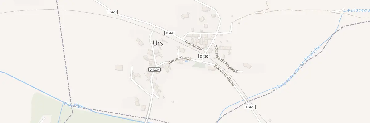 Plan du 12A Le Village à Urs