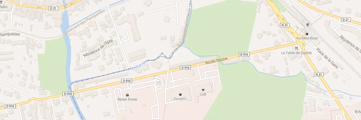 Plan du 48 Rte Neuve à Ferrières-en-Bray