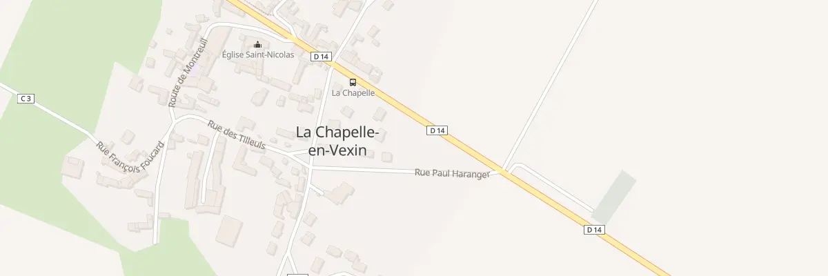 Plan du 9 Rue Paul Haranger à La Chapelle-en-Vexin