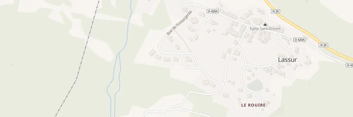 Plan du 5001 Res Les Moraines à Lassur