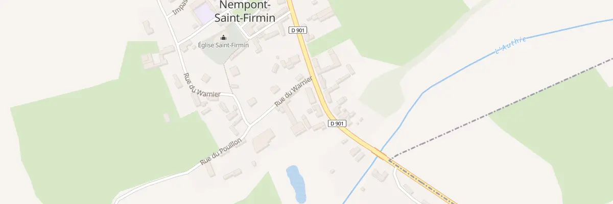 Plan du 34 Rte Nationale à Nempont-Saint-Firmin