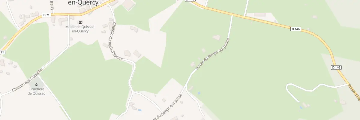 Plan du 176 Rte du Temps Qui Passe à Quissac-en-Quercy