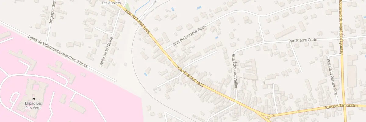 Plan du 222A Rue du Huit Mai à Romorantin-Lanthenay