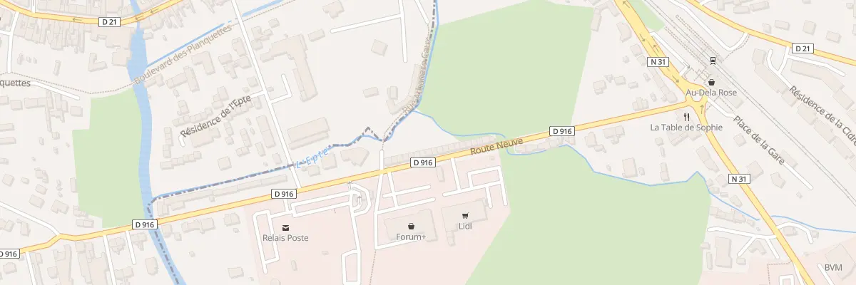 Plan du 12 Rte Neuve à Ferrières-en-Bray