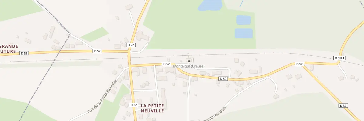 Plan du 57 Rue de la Gare à Montaigut-le-Blanc
