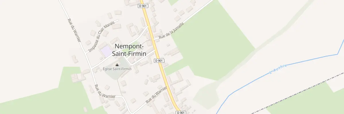 Plan du 27 Rte Nationale à Nempont-Saint-Firmin