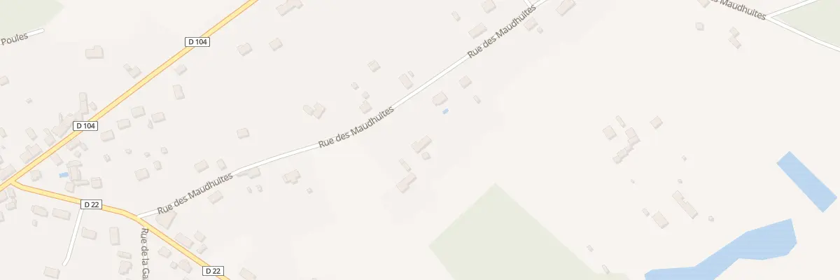 Plan du 13 Rue des Maudhuites à Montrieux-en-Sologne