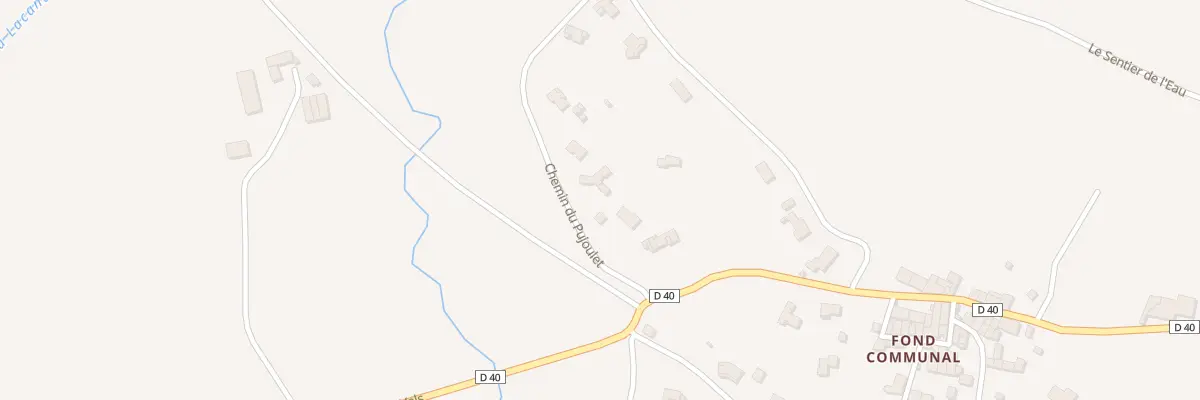 Plan du 5 Che du Pujoulet aux Pujols