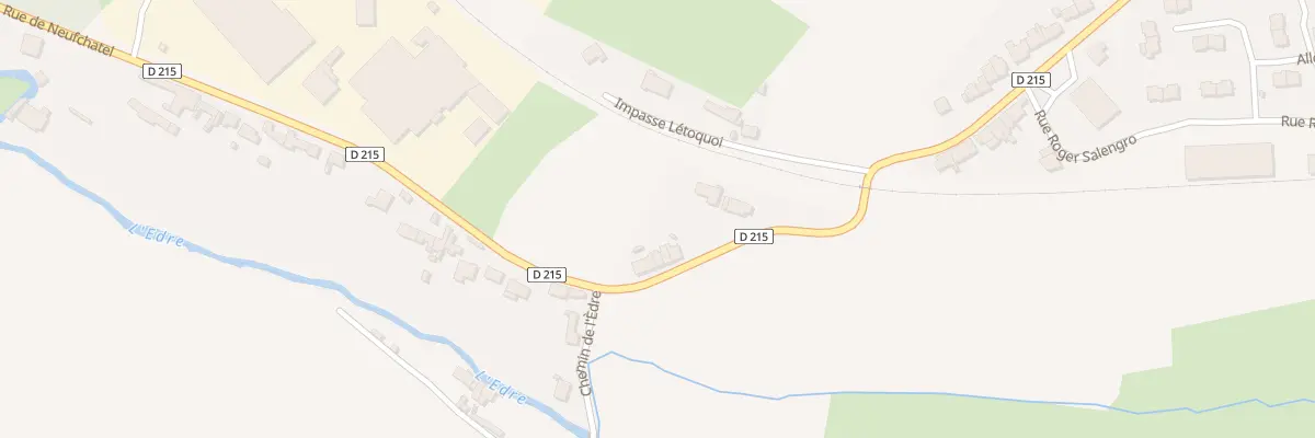 Plan du 1156 Rue de Neufchatel à Samer
