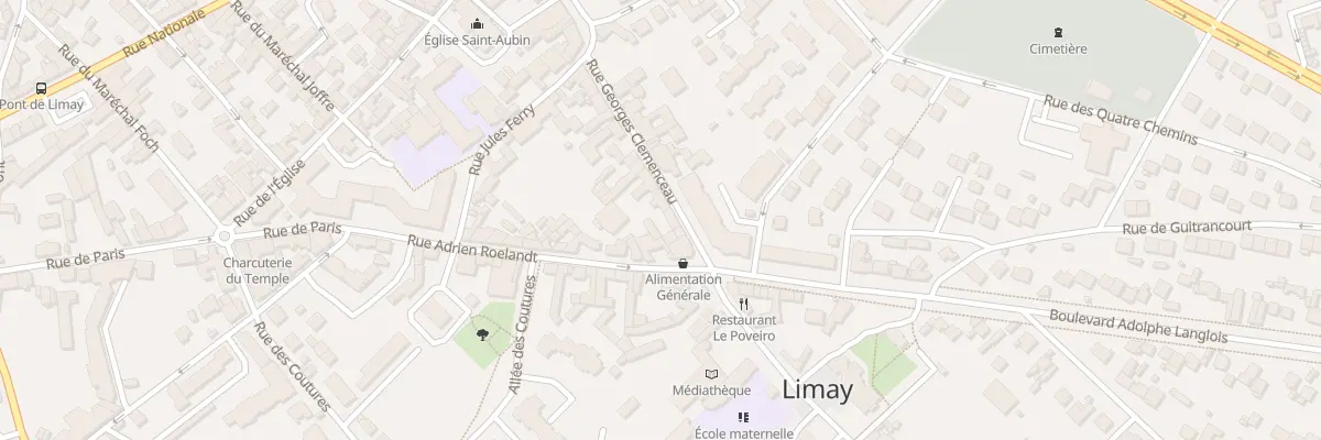 Plan du 3 Rue Georges Clémenceau à Limay
