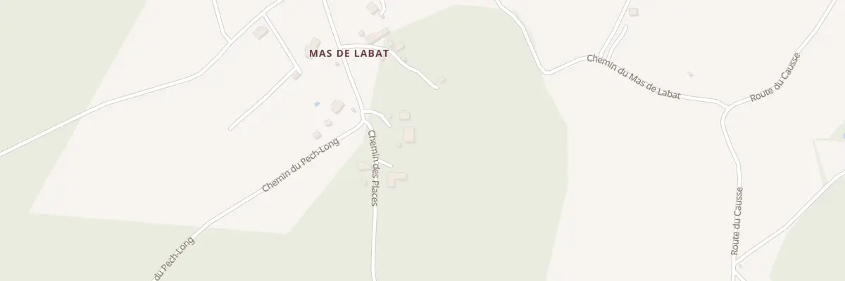Plan du 5157F Mas de Labat à Cénevières