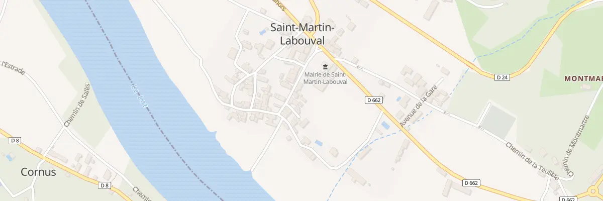 Plan du 5055 Le Bourg à Saint-Martin-Labouval