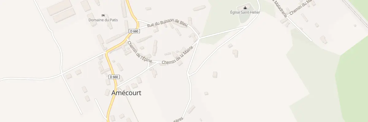 Plan du 56 Amecourt à Amécourt