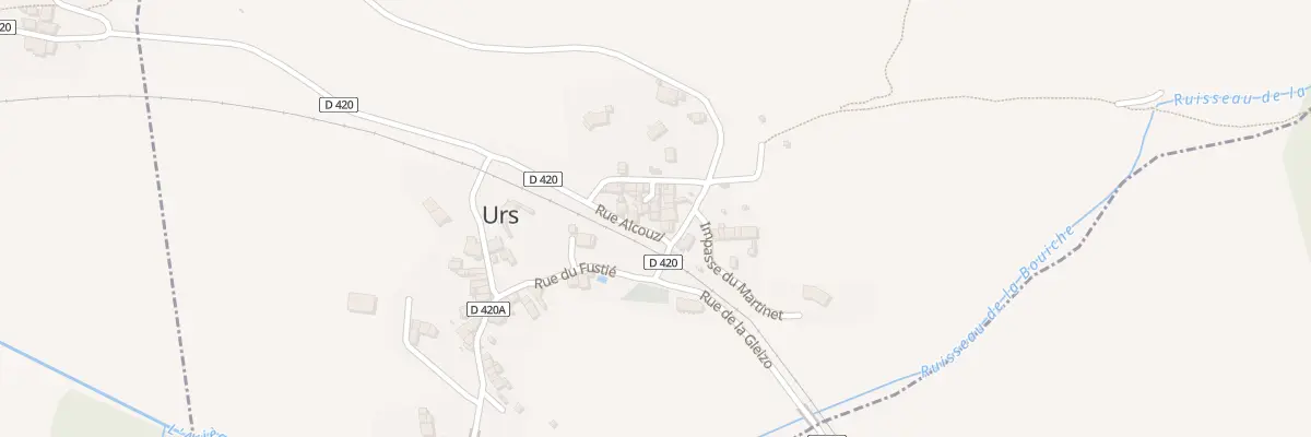Plan du 20 Le Village à Lassur