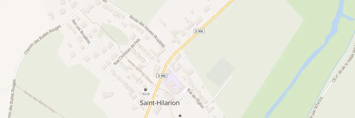 Plan du 23 Rte de Rambouillet à Saint-Hilarion