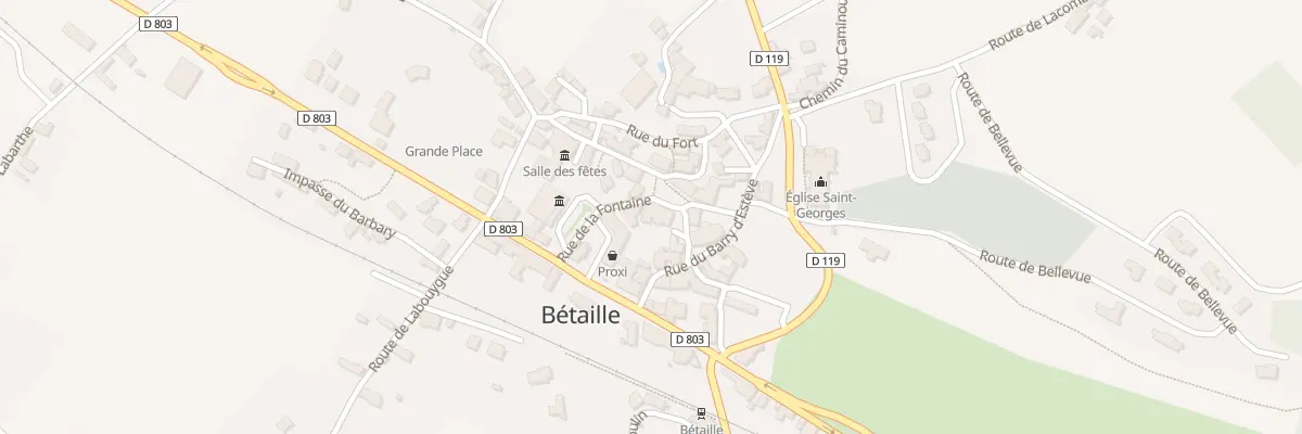 Plan du 5078 Le Bourg à Bétaille