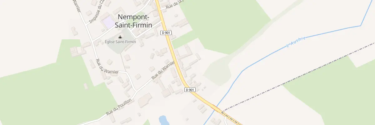Plan du 33 Rte Nationale à Nempont-Saint-Firmin