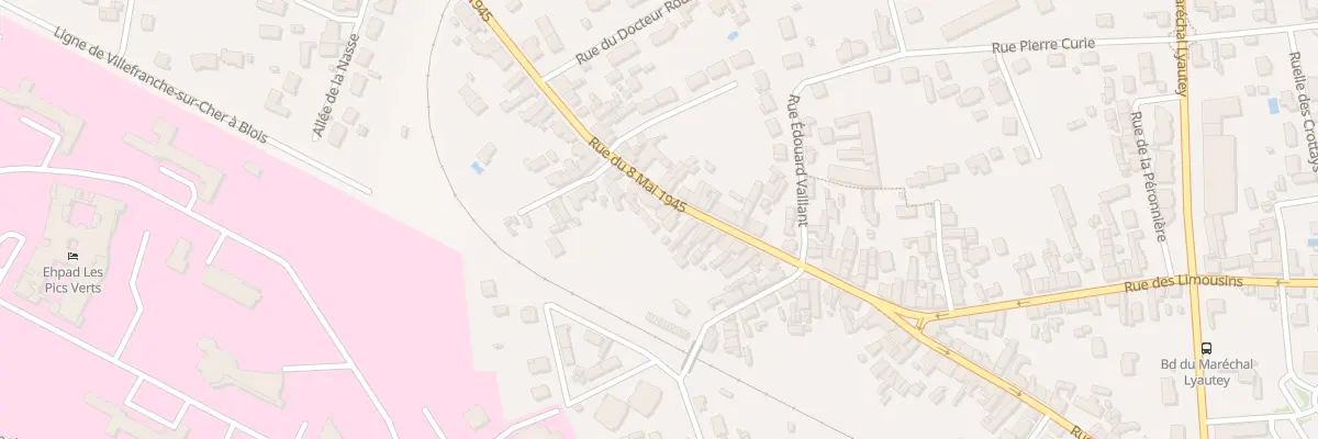 Plan du 191 Rue du Huit Mai à Romorantin-Lanthenay