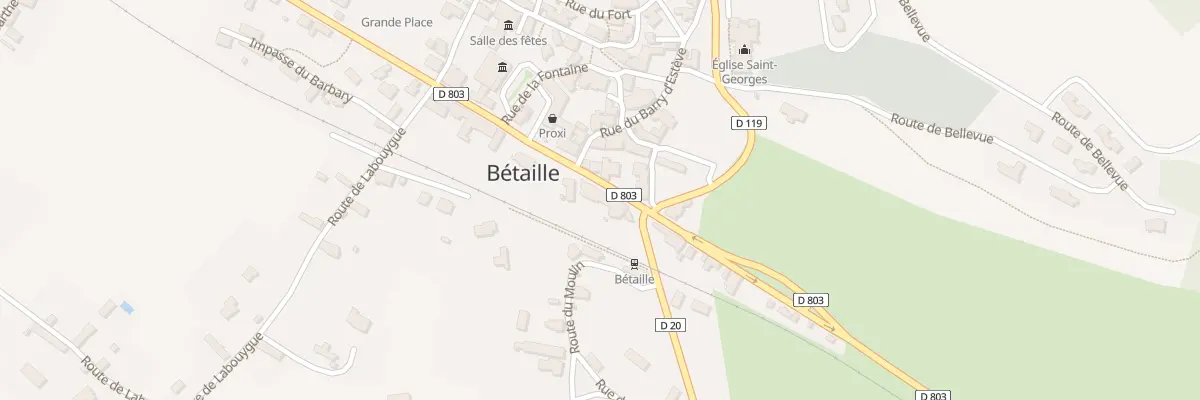 Plan du 25 Imp du Maréchal Ferrand à Bétaille